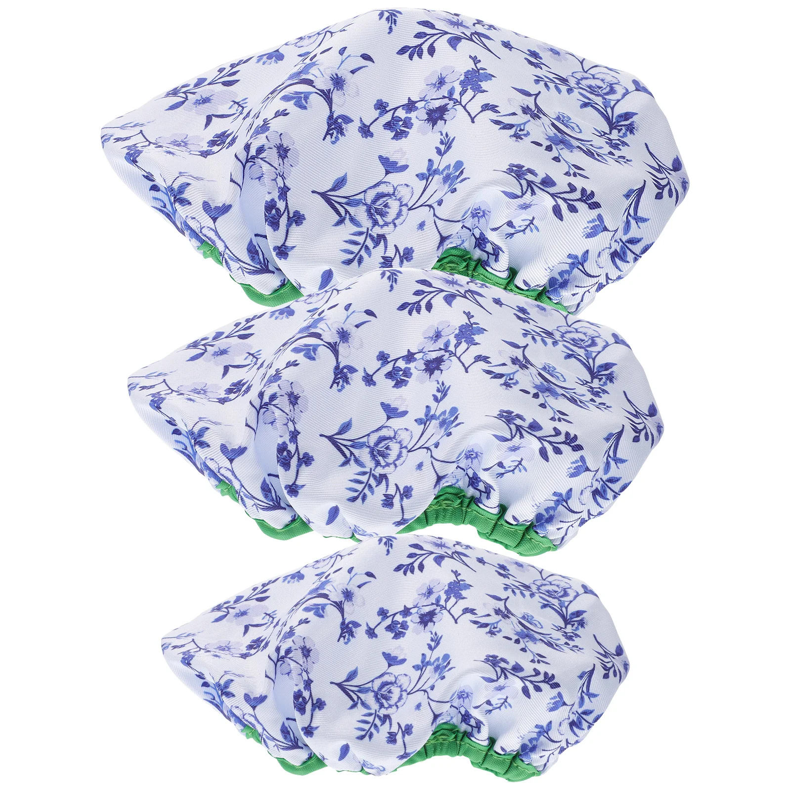 

3Pcs Elastic Washable Bowl Covers Reusable Fabric Stretch Lids for Bowls Food Storage Kitchen Covers Bowl Cover