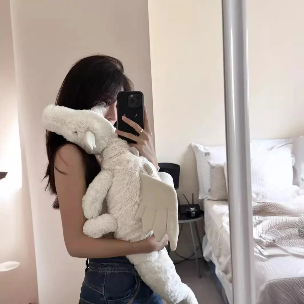 50 センチメートル翼ドラゴン赤ちゃんぬいぐるみ装飾スロー枕ホリデーギフト