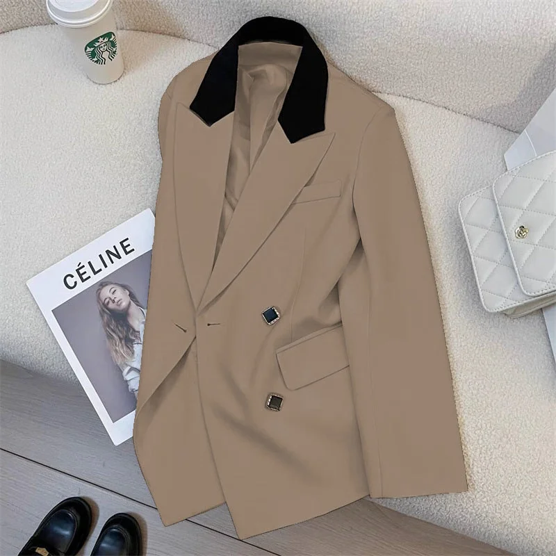 

Весна 2025: Новая модель женской повседневной ветровки в стиле колор-блок, укороченная, в британском стиле, универсальная, молодежная, нестареющая.