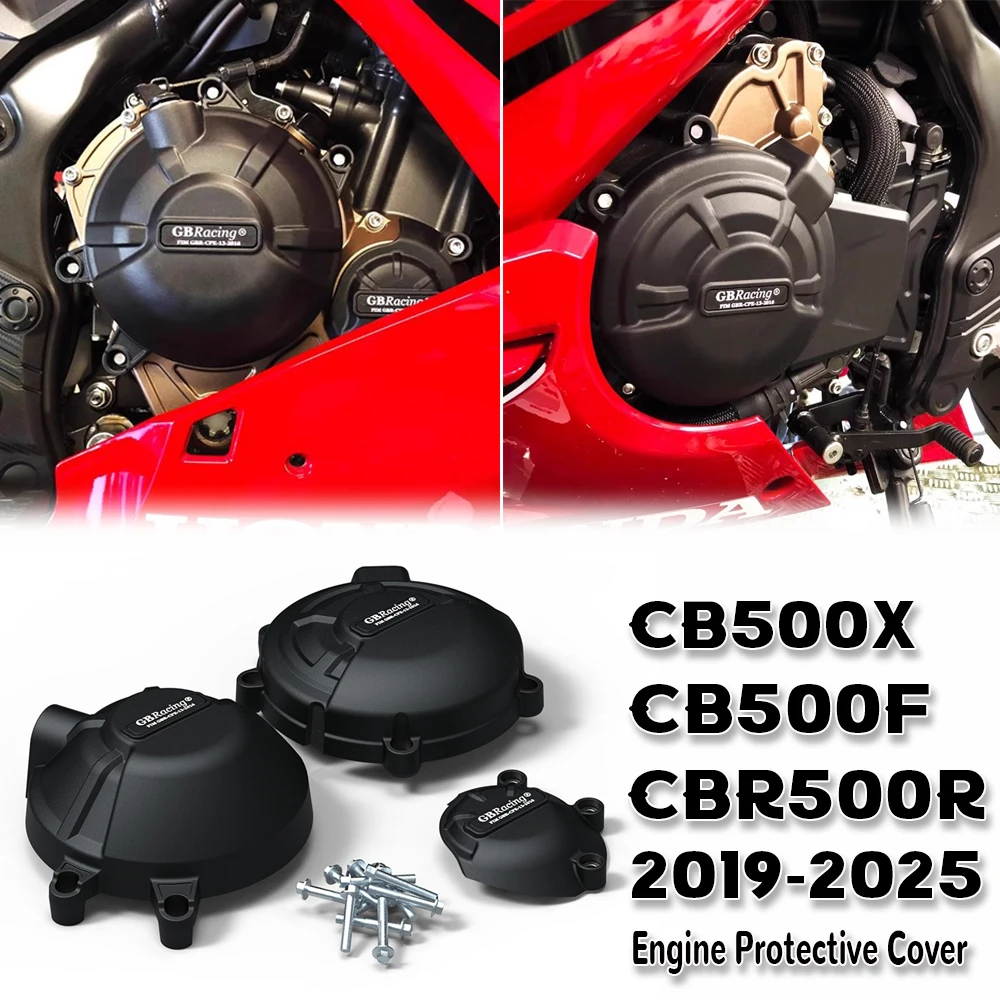 

FOR HONDA CB500X CB500F CBR500R 2019-2025 Motorcycle Engine Protective Cover