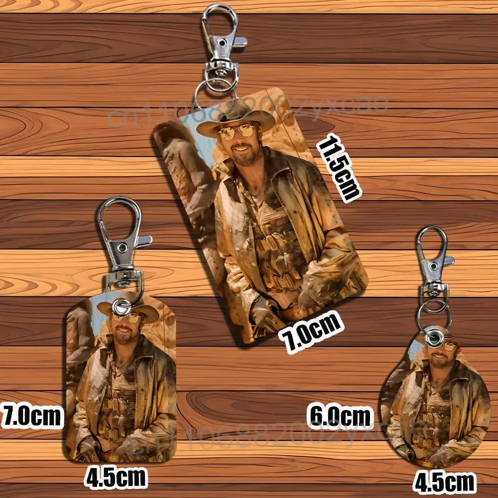 ATJ Bullet Train Aaron Taylor Johnson  Keychain Holder Suitable For Subway Bank Card Bus Card Case Badge Holder Wallet Card