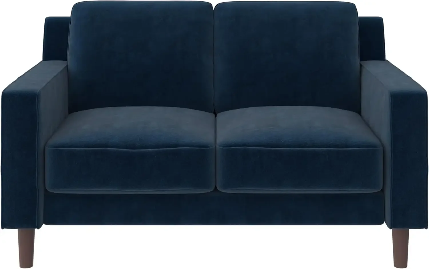 Brynn Loveseat 2 Seater Sofa, Blue Velvet