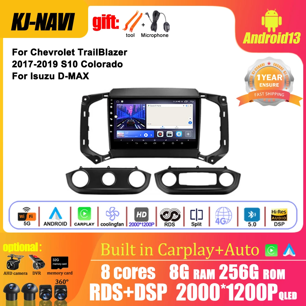 

Android 13 For Chevrolet TrailBlazer 2017 2018 2019 Multimedia Car Player Autoradio GPS Video Navigation HDR Radio No 2din DVD