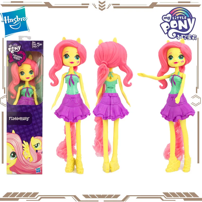 هاسبرو الأصلي حقيقية بلدي ليتل المهر Equestria Fluttershy ألعاب شخصيات الحركة للبنين بنات هدية تحصيل نموذج الحلي #1