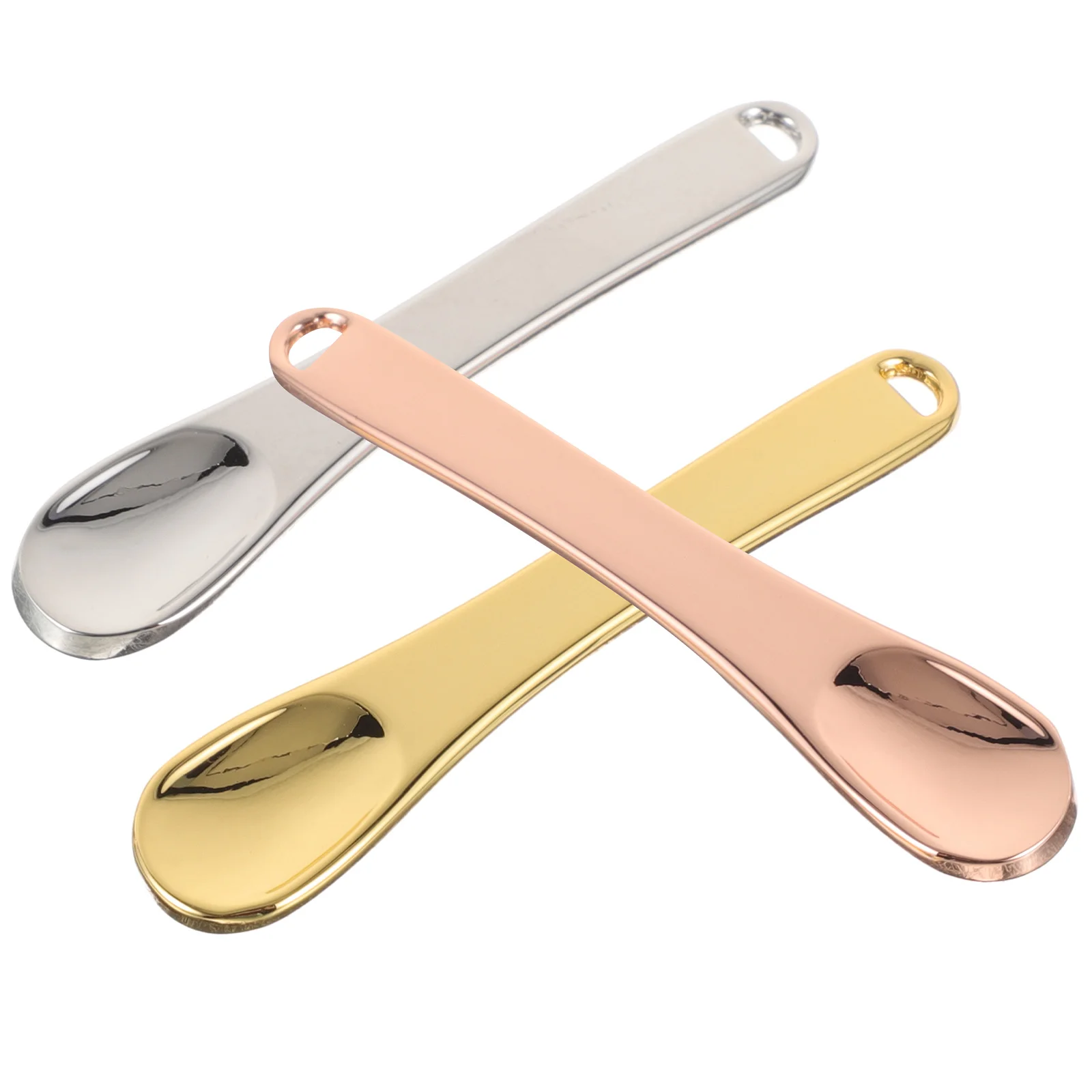 

3Pcs Mini Face Cream Spatulas Skincare Makeup Portable Lightweight Durable Reusable Makeup Spatula Spatula