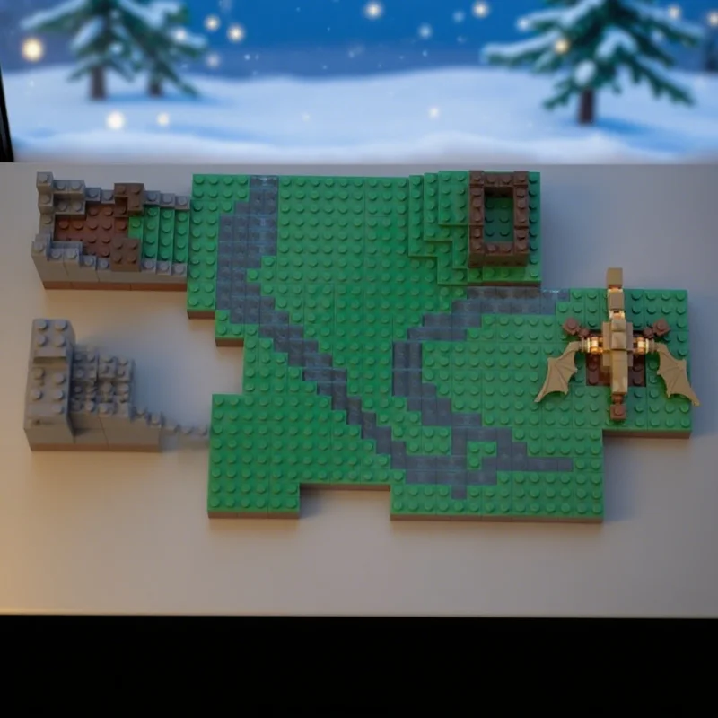 

500pcs MOC Dragonflight Dungeons The Nokhud Model Building Blocks Toy Architecture Idea Education Christmas Gift Brick Kids