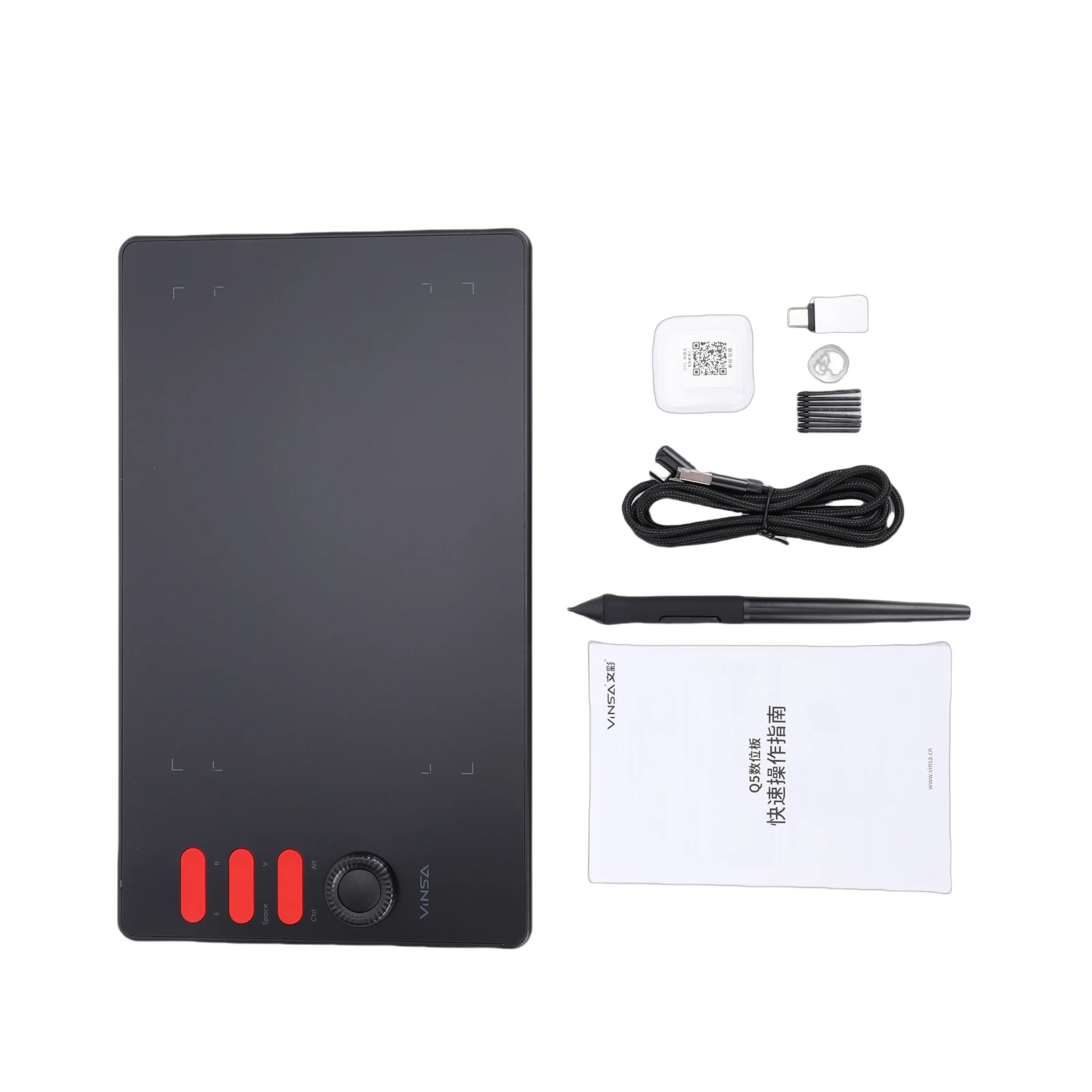 

Графический планшет с рабочей областью 7,68x4,80 дюйма, монитор для рисования, стилус, адаптер OTG, портативный, для Win, Mac, Android, инструменты для рисования