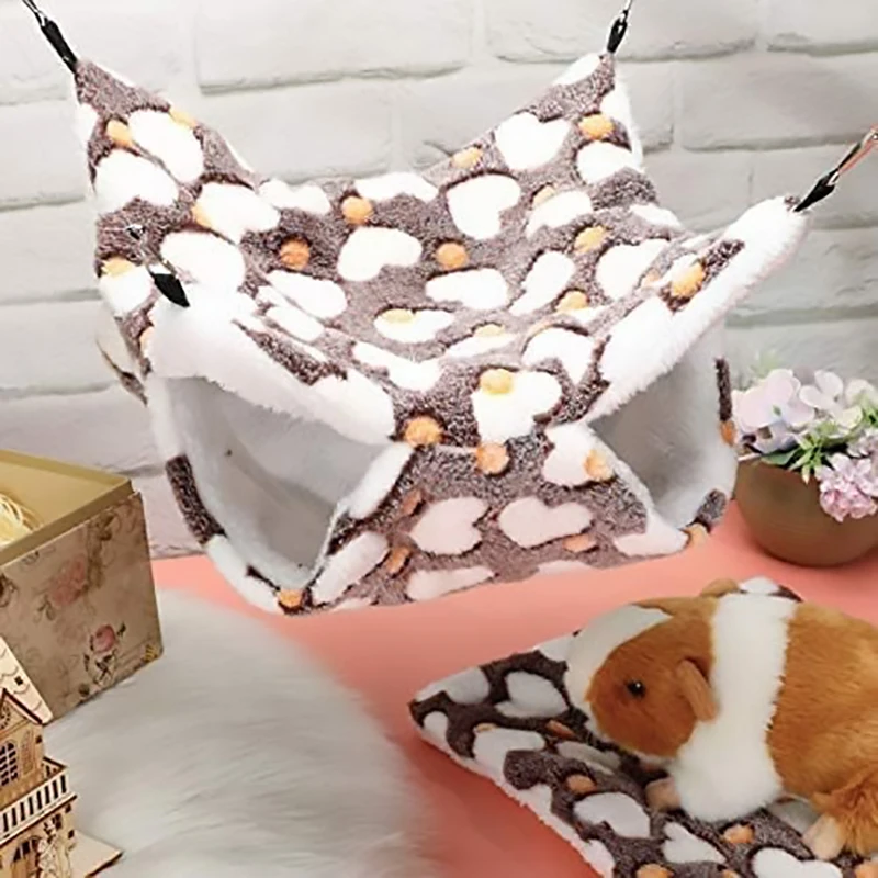 Hamster-Hängematte, Nagetier, Hamsterbett, Ratten, Zubehör für Ratte, Hängematte für Ratten, Hängematte für Nagetiere, Meerschweinchenhaus CXW04 – Detail 6
