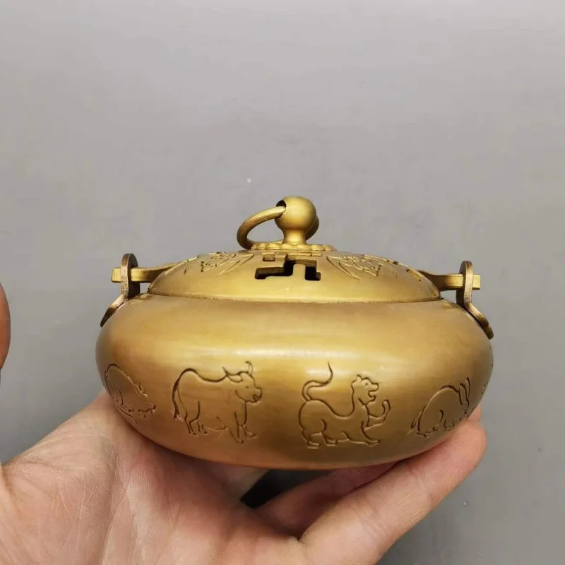 bruleur-d'encens-antique-en-cuivre-epais-poele-a-main-a-six-caracteres-bruleur-d'encens-collection-de-maison-objets-anciens