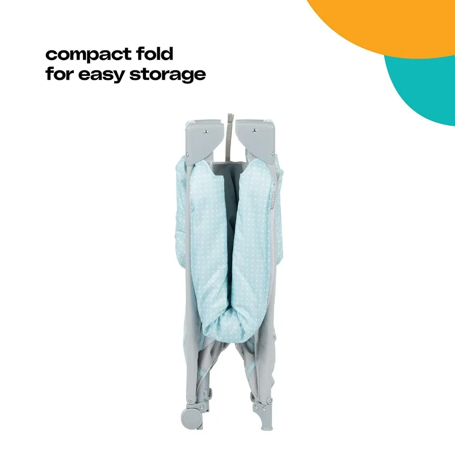 سرير هزاز مع Play Yard DLX Rainbow #4