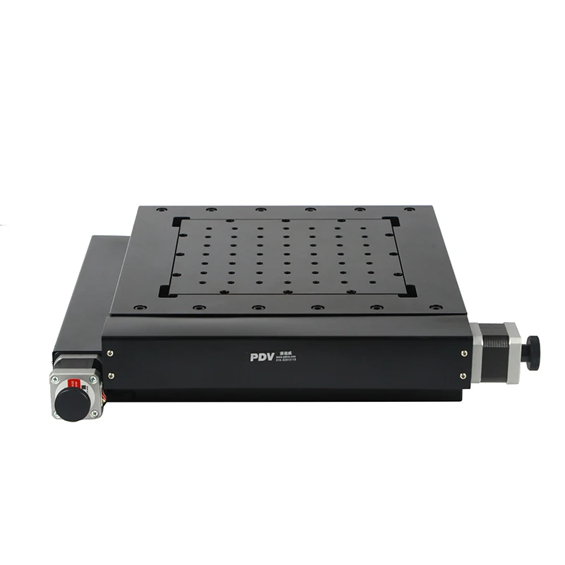 PT-XY100 XY Motorized Microscope Stage Electric XY Integral Combinating Platform 100mm Travel Linear Stage