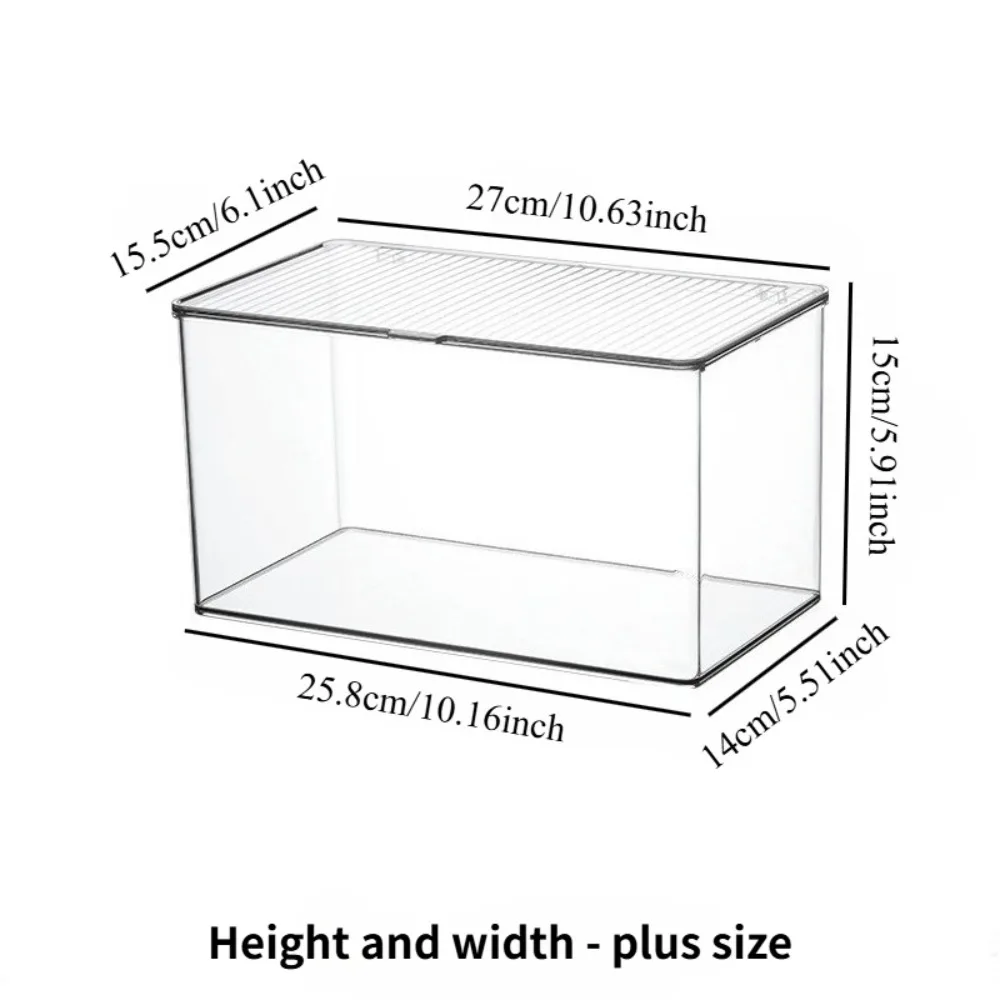 กล่องเก็บแผ่นซีดีอะคริลิคพร้อมฝาปิด - กล่องใสกันฝุ่นสำหรับแผ่นดิสก์ ดีวีดี ซีดี PS4 กล่องจัดระเบียบสื่อแบบซ้อนได้สำหรับใช้ในบ้าน
