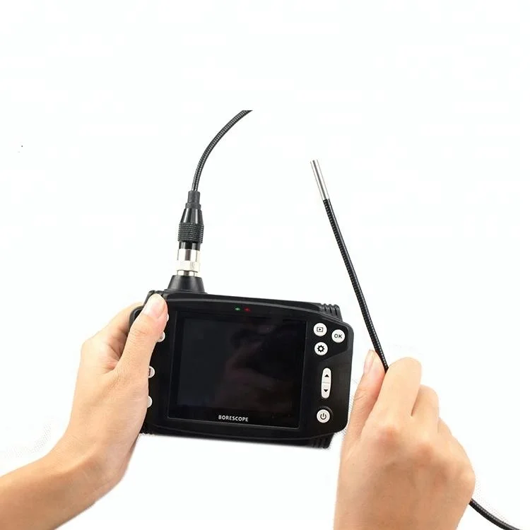 4.5Mm Pijp Inspectie Camera Industriële Borescope Draagbare Video Endoscoop