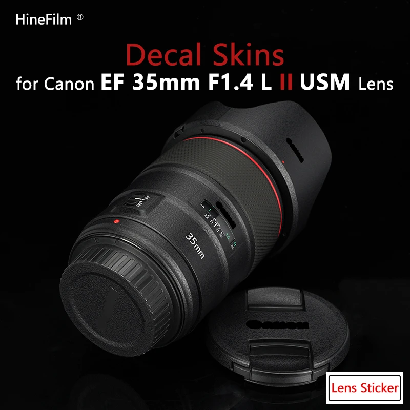 

Hinefilm Skin for Canon EF35 F1.4 II Lens Decal Skin for Canon EF 35mm f1.4L II USM Wrap Cover Film 35 f1.4 II Lens Sticker