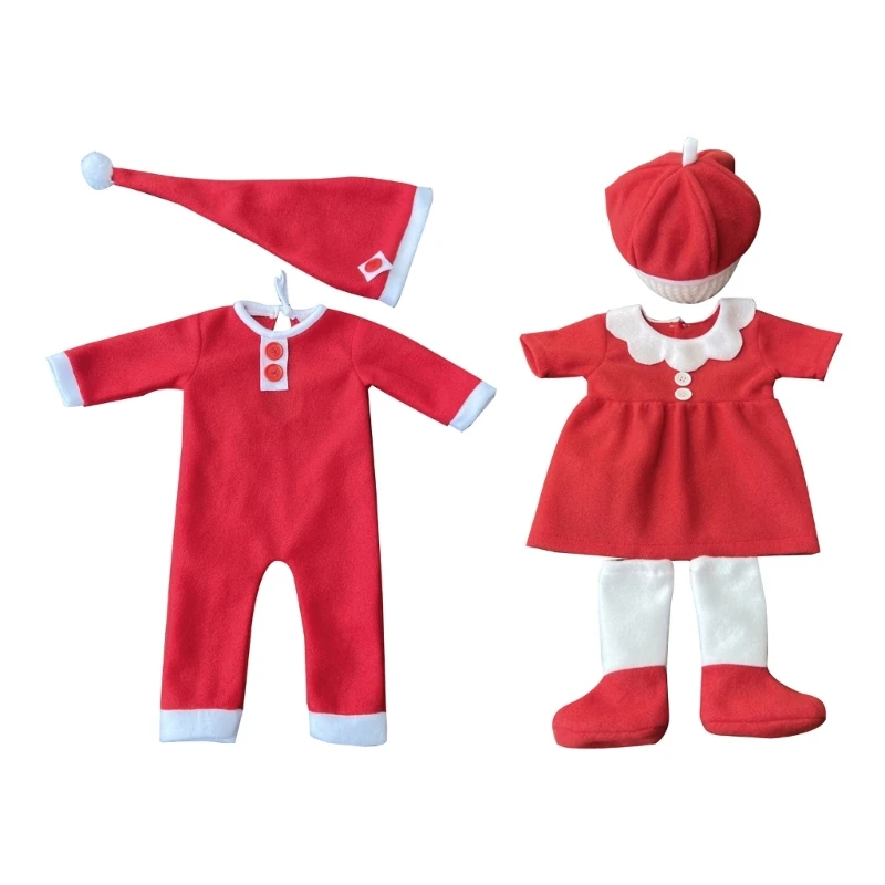 

Christmas Newborn Photography Costume Suit Memorial Photo Clothes Suit for Christmas New Year Birthday Photo Props