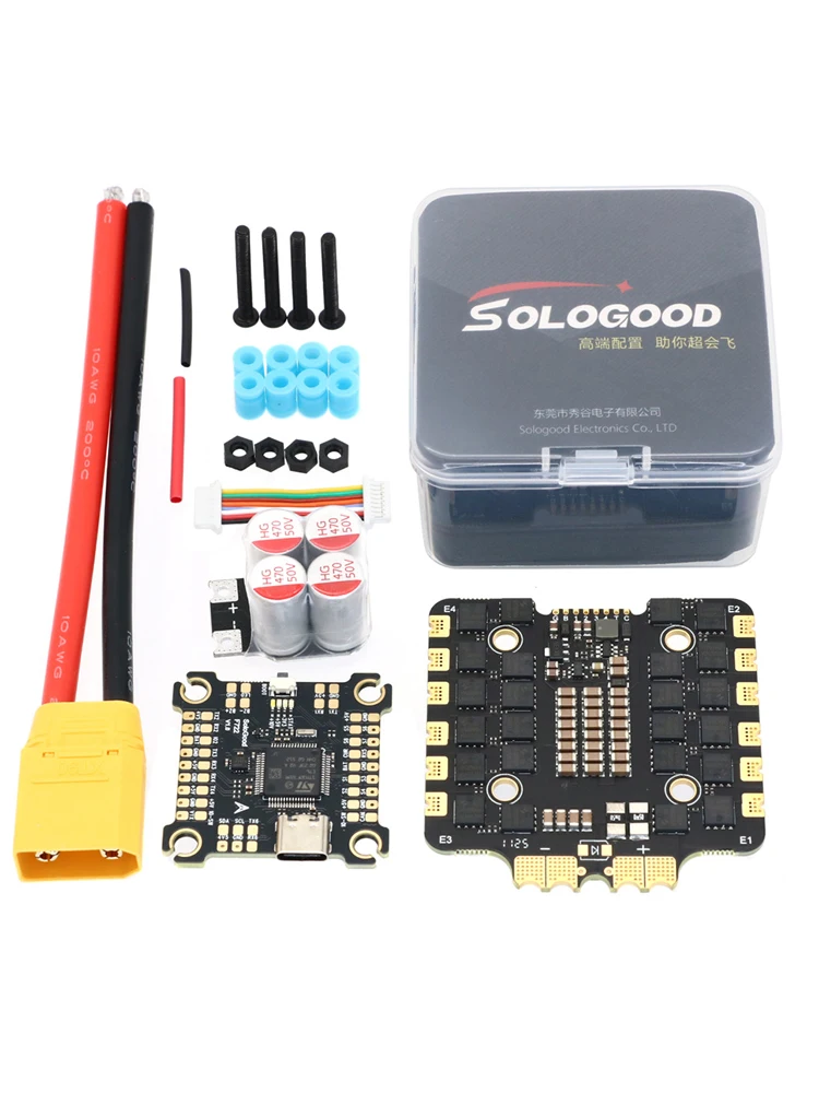 SoloGood F722 F405 80A Stack F722 Flight Control BLS 80A 4in1 ESC 6-8S Geeignet für 13 Zoll RC FPV Freestyle Drohne