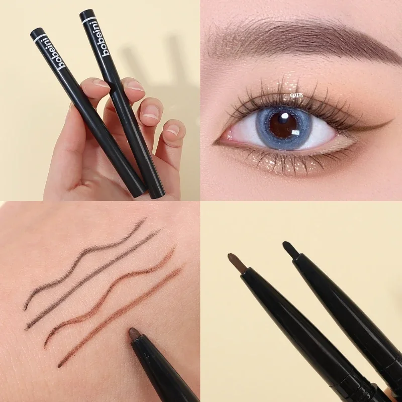 Matita per Eyeliner impermeabile marrone nero matita per asciugatura rapida a lunga durata liscia non Blooming Matte Eye Makeup cosmetici di bellezza