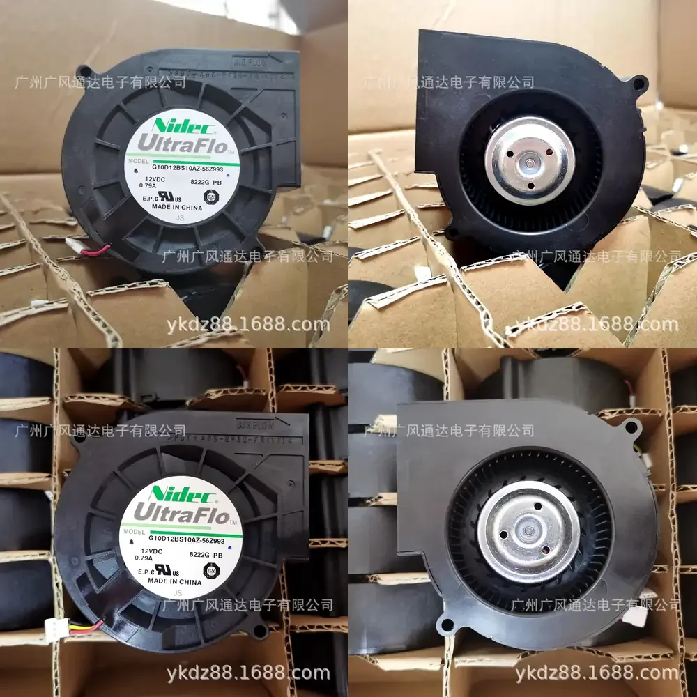 

9CM High Airflow Turbo Quiet Exhaust Blower Fan for Nidec 9733 G10D12BS10AZ 12V 0.79A PC Cooling Fan for Laptop Desktop