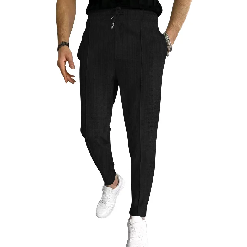 2024 Amazon Sommer neue Herren europäische und amerikanische unabhängige Station Kordel zug Sport Freizeit hose für Männer – Detail 15