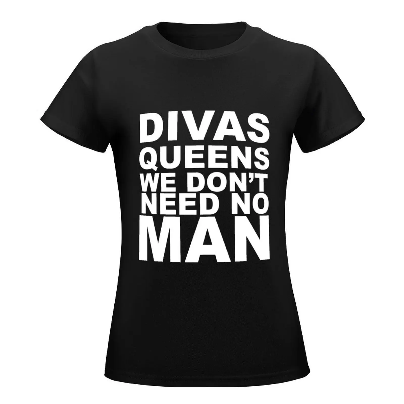 DIVAS QUEENS T-Shirt Female clothing cute tops summer clothes kawaii clothes Summer Women's clothing