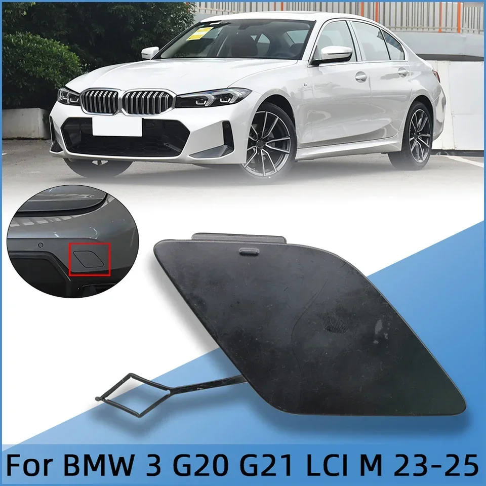 

Car Accessories Rear Bumper Tow Hook Eye Cover Cap For BMW 3 G20 G21 LCI M Bumper 2023 2024 2025 Towing Hauling Shell Lid Trim