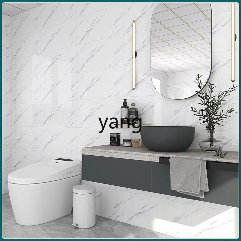 

LH imitation ceramic tile marble wall sticker self-adhesive wall decoration cover ugly background waterproof