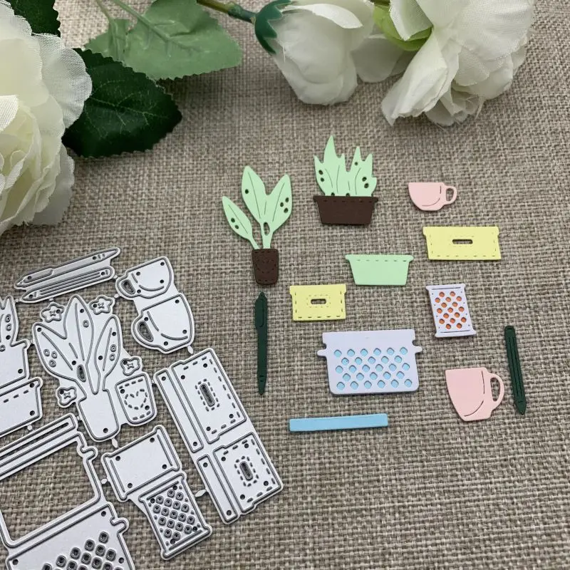 Książka schowek etykiety metalowe wykrojniki dla majsterkowiczów Scrapbooking dekoracyjne wytłaczanie rzemieślnicze szablon sztancowanie formy