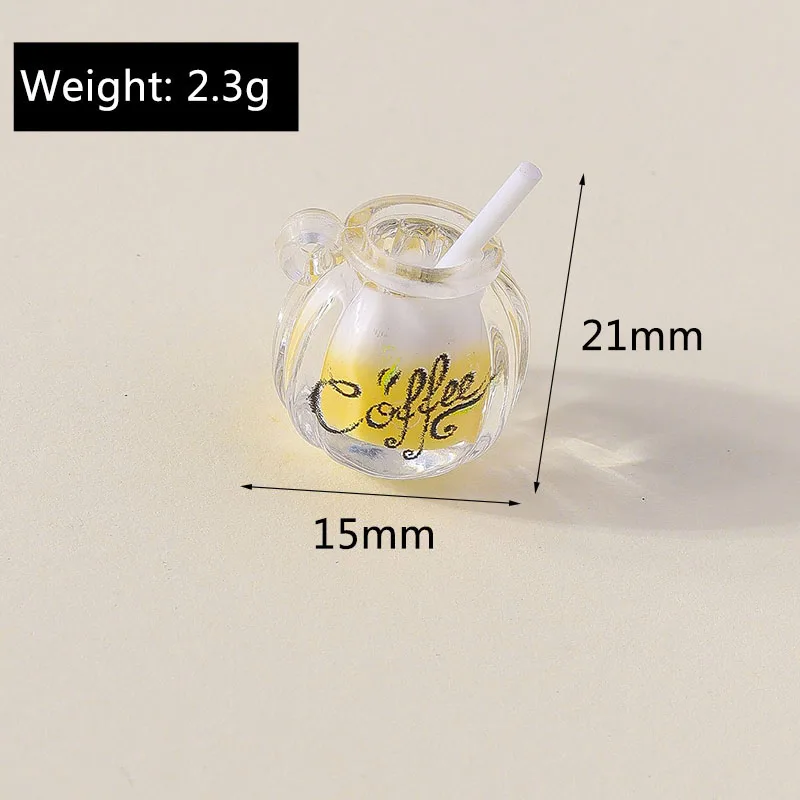 Leslie 5 stücke Harz Sommer Strand Schwimm ring Ohrring Charms DIY Ergebnisse Schlüssel bund Halskette Anhänger Schmuck Herstellung Zubehör – Detail 13