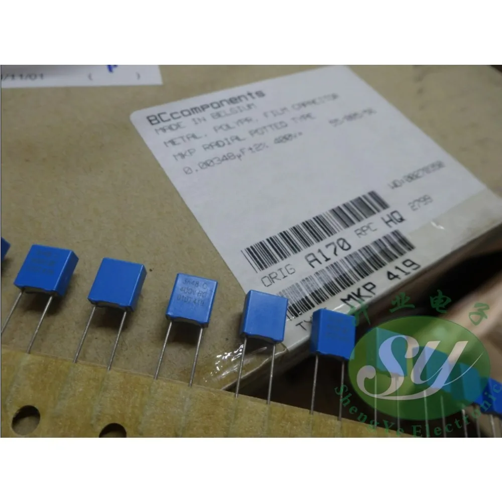 

50PCS BC MKP419 0.0034uf/400v replaces 3.3nf 0.0033uf 3300pf 332 brand new 5mm film capacitor