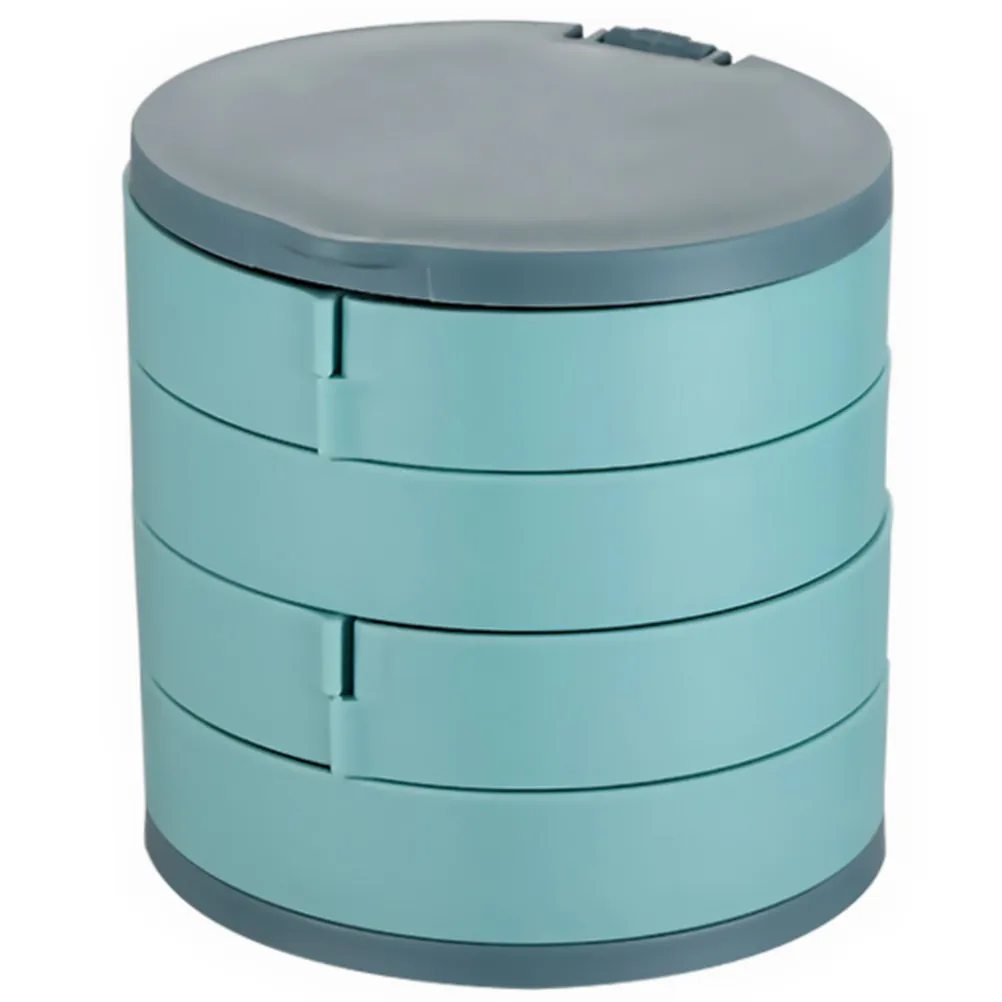 

Многослойная шкатулка для украшений, креативный витринный футляр для браслетов, органайзер для хранения украшений с поворотным механизмом, футляр для серег и колец, подарок