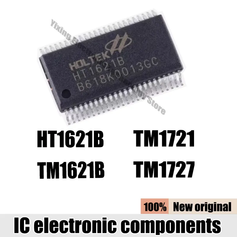 10PCS 100% Original New HT1621B TM1621 TM1621B TM1721 TM1727 SSOP48 Chipset