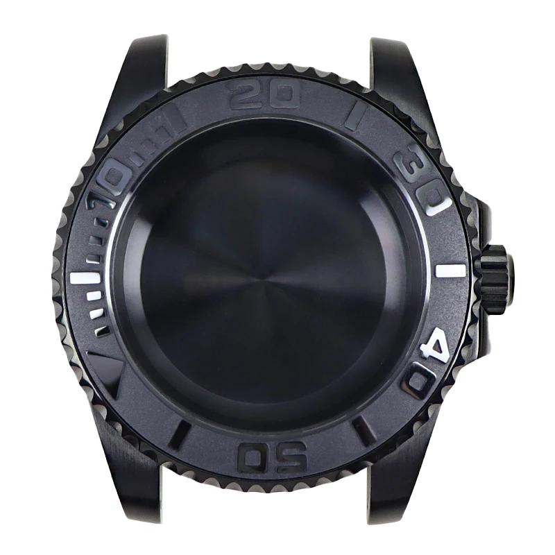 

Diving 40mm Replacement Watch Case Sapphire For Seiko Nh35 Nh36 Nh34/38 Eta2824 Miyota8215 Movement 28.5mmDial Black Yacht Bezel