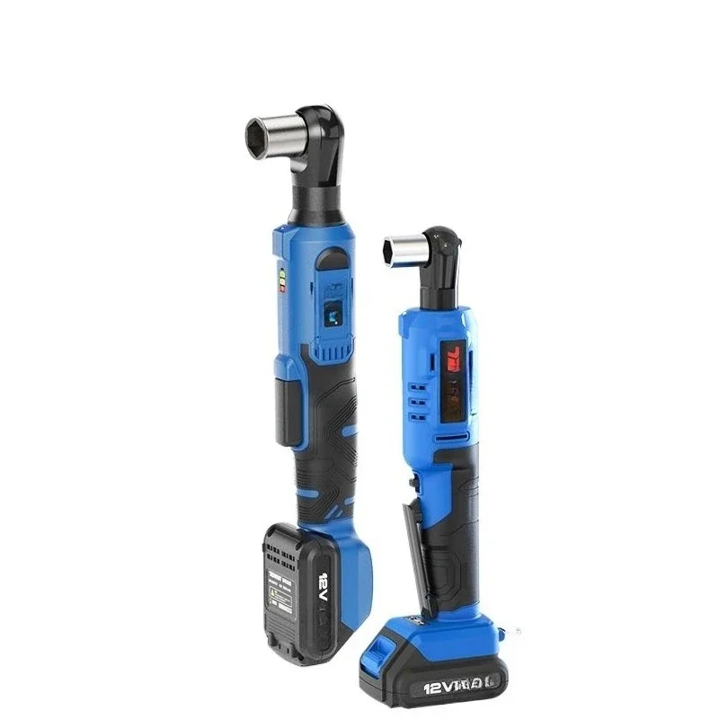 

Electric ratchet wrench 90 degrees right angle to the wrench stage truss charging large torque wrench power tool