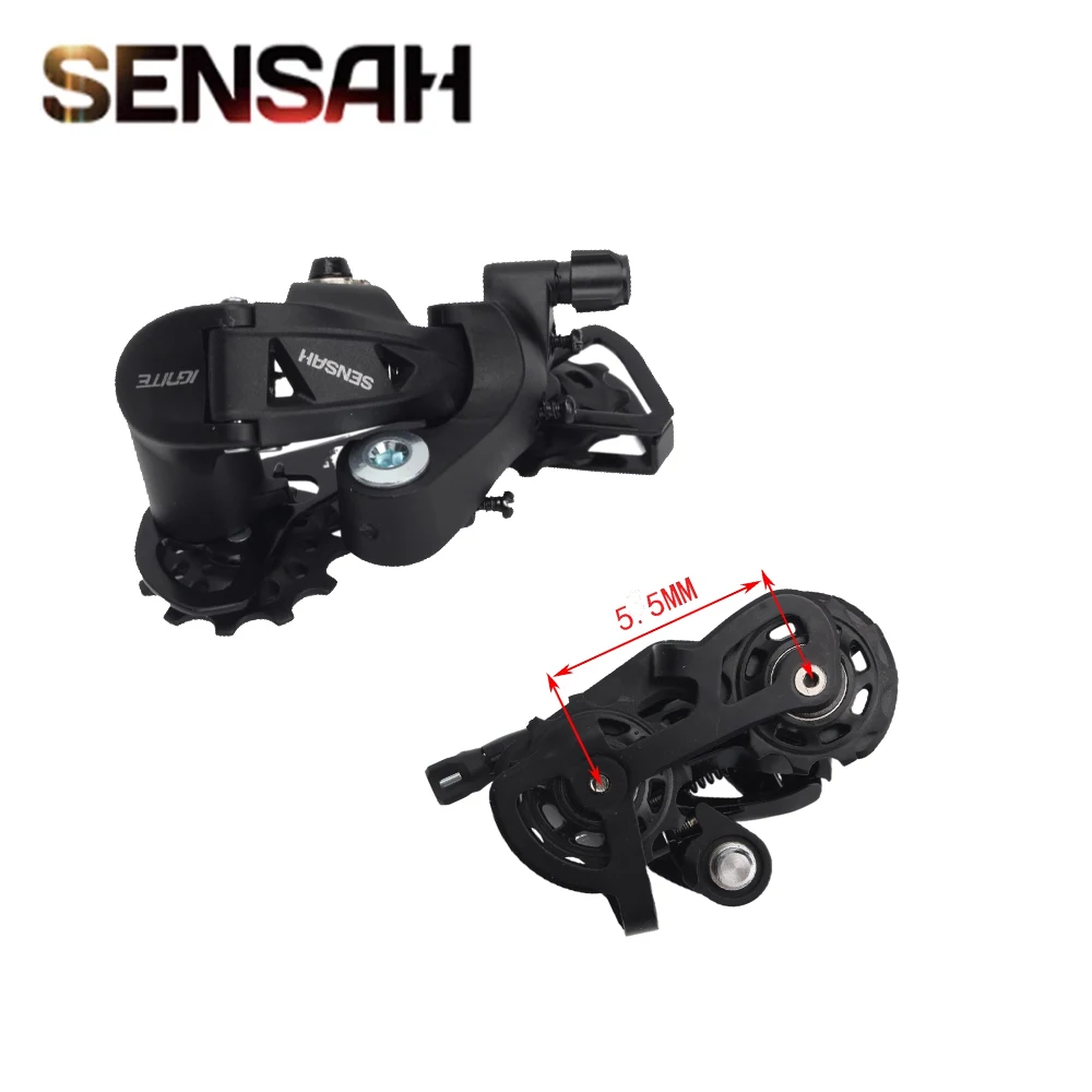 SENSAH 8 9 10 Speed Rear Derailleur MTB Road Bike Rear Derailleur Compatible with Shimano Smooth Anti-Skip Gear Shifter Bicycle view 2