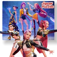 New Kpop Demon Hunters jigsaw puzzle Toys Board Game Rumi Mira Zoey Huntrix Character Pattern Collectible Decor Children Gifts