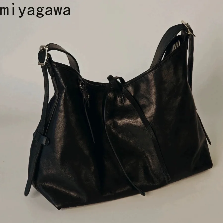 Miyagawa-Bolso de mano ligero para mujer, bandolera cruzada de estilo Retro, novedad de 2024