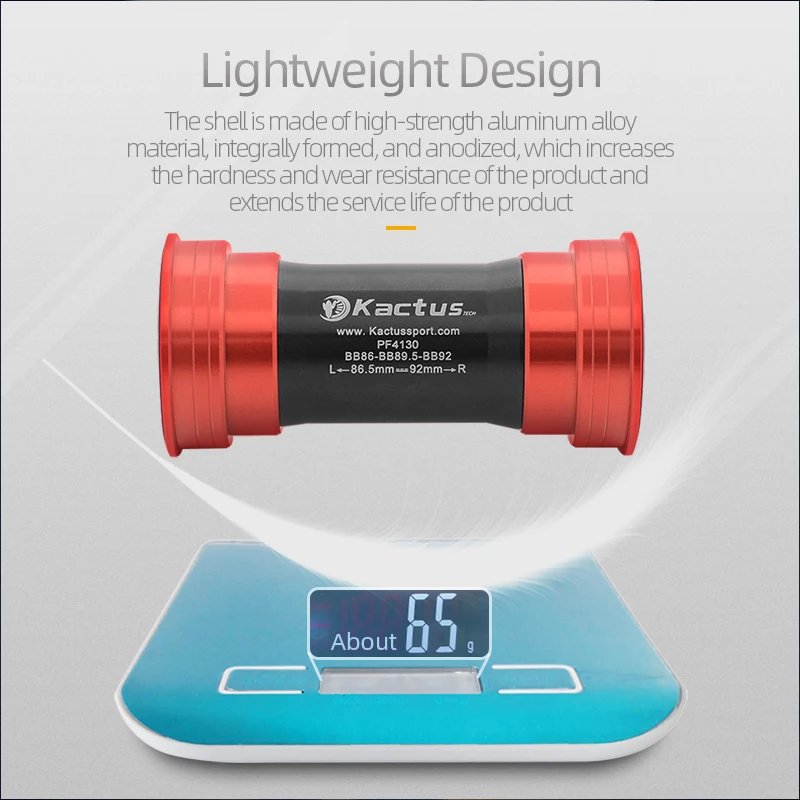Kactus PF4130 Bicycle Bottom Bracket Pressfit Bike Central Movement Axis 30 Ceramic Bearings for BB386 Crankset Bicycle partes