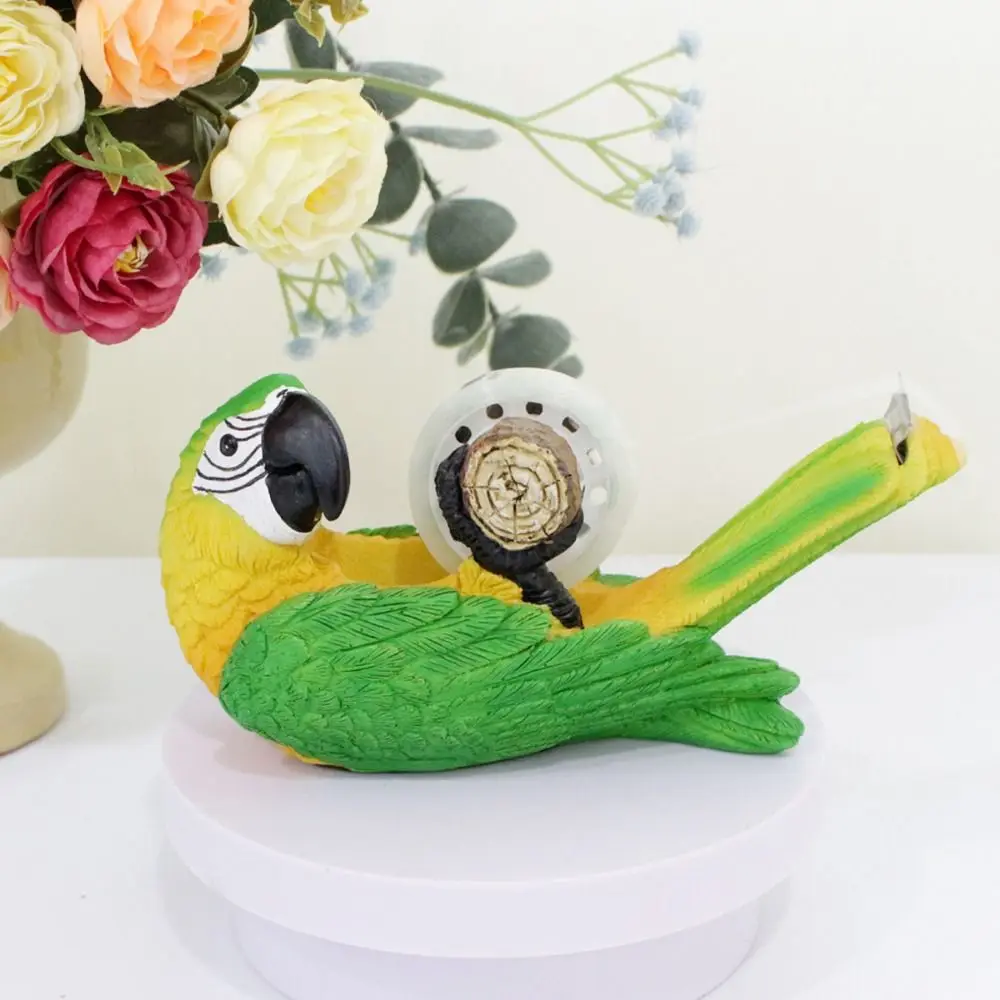 1 Set Cute Parrot Tape Dispenser Cartoon Easy to Use Bird Shaped Tape Holder Animal Shape Parrot Desktop Ornaments Office