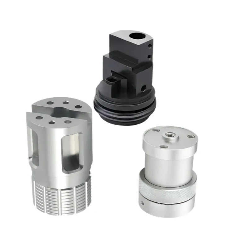 Custom CNC machined aluminum alloy / stainless steel / engineering plastics precision mechanical hardware parts collection