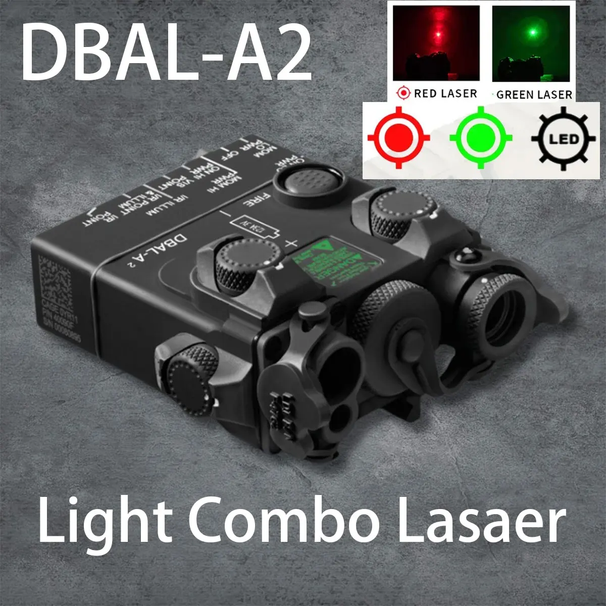 

DBAL A2 красный зеленый лазерный прицел комбинированный фонарь тактический фонарик нейлоновый скаут свет пистолет 20 мм планка Пикатинни