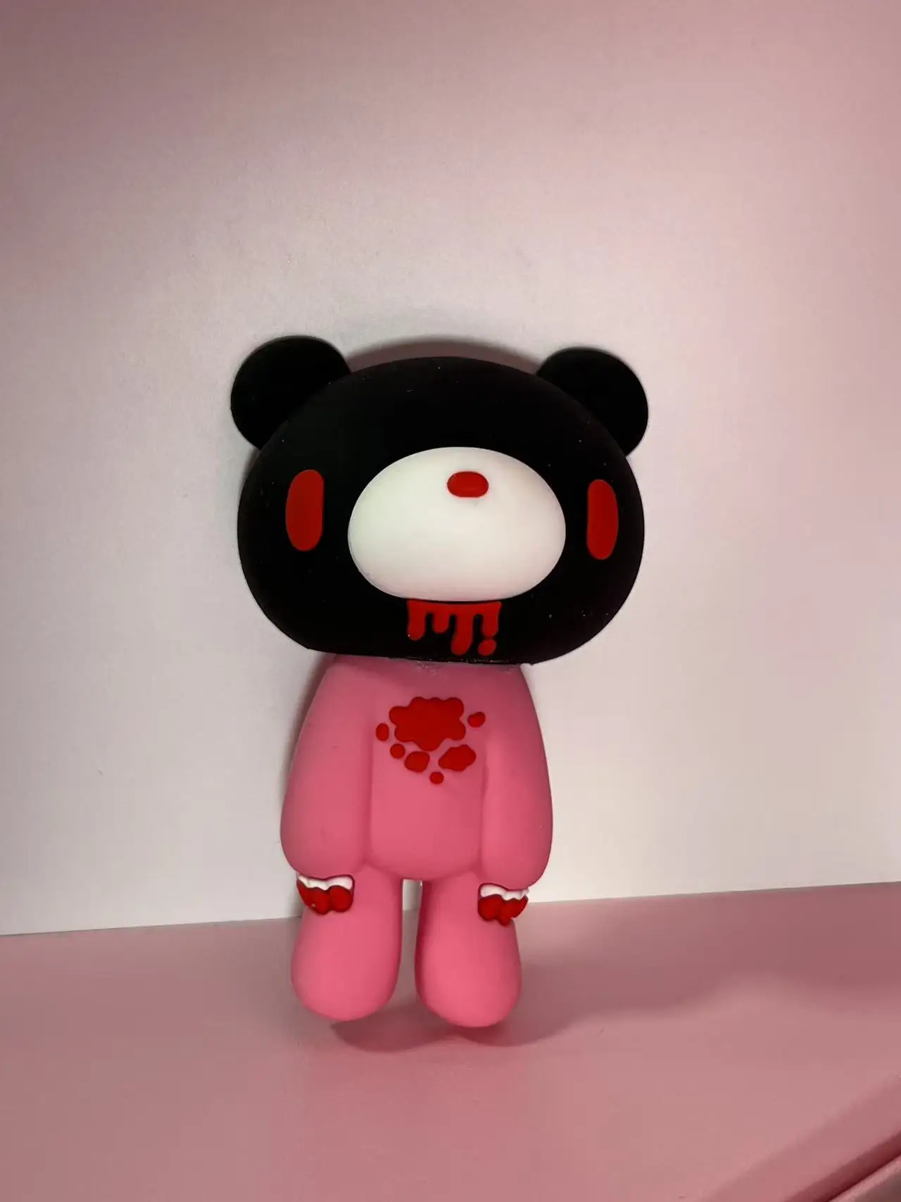 زخرفة سطح المكتب الثلاثي الدب الدموي الداكن القاتح، الفضاء - ديكور الاتجاه الإبداعي، ديكور سطح المكتب الغريب المخصص للمنزل #5