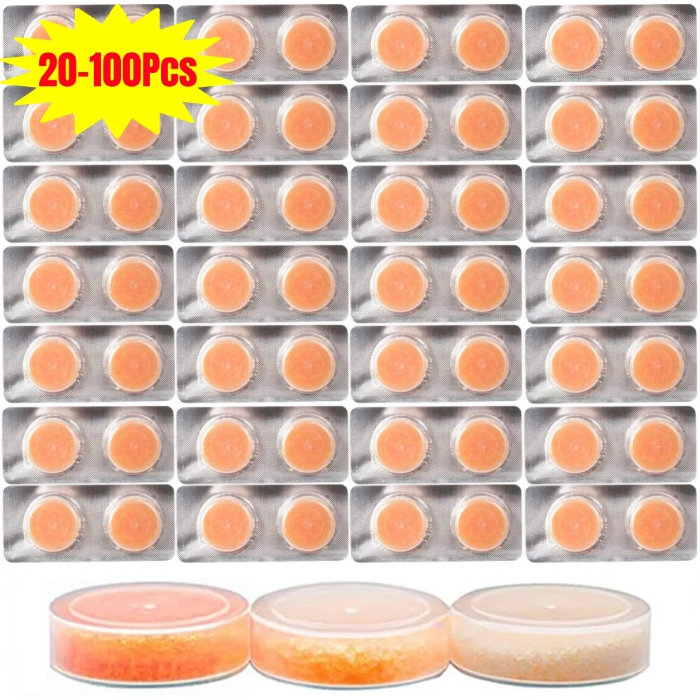 

20-100pcs Portable Hearing Aid Drying Capsule Desiccant Dehumidifier Drying Pallet BTE Hearing Aid Drying Ear Care Accessories