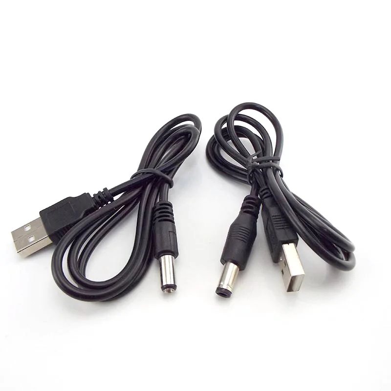 USB do DC kabel zasilający przedłużacz usb 0.8m 2.0 USB typu męskiego do wtyczka DC złącza zasilania dla małych urządzeń elektronicznych