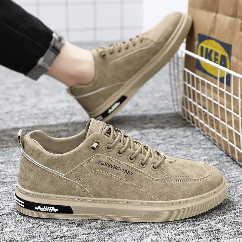 

Casual Sneaker for Men Wear-Resistant Fashion Breathable Trendy All-match Comfortable Outdoor Platform Sneakers Spring Main New