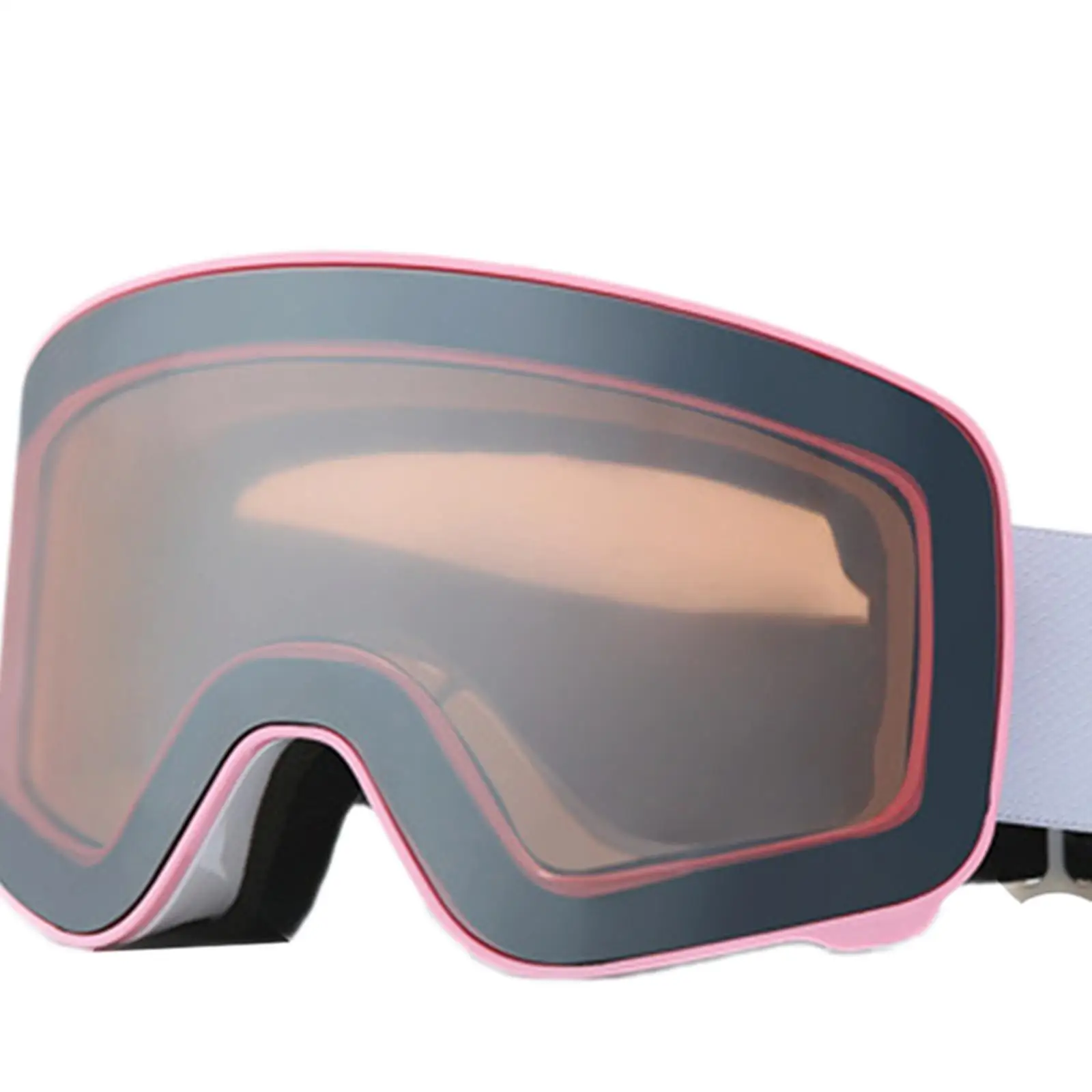 Snow Goggles Adjustable Strap Eye Protection Ski Goggles for Men Women