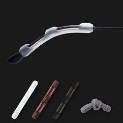 2Pcs Silicone Glasses Anti-slip Sleeves Temple Tip Holder Eyeglasses Grip Anti Slip Ear Hook Glasses Foot Cover Eyewear