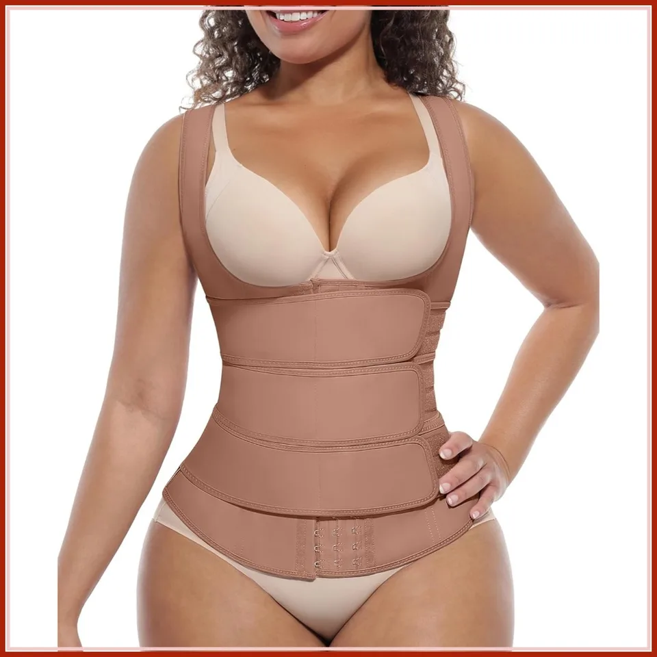 Plus Size Latex Waist Trainer with Steel Bones