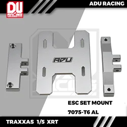 ADU RACING 7075-T6 ESC zestaw montażowy ESC płyta do TRAXXAS XRT walizka z Catle XLX2 HOBBYWING MAX5 MAX5 G2