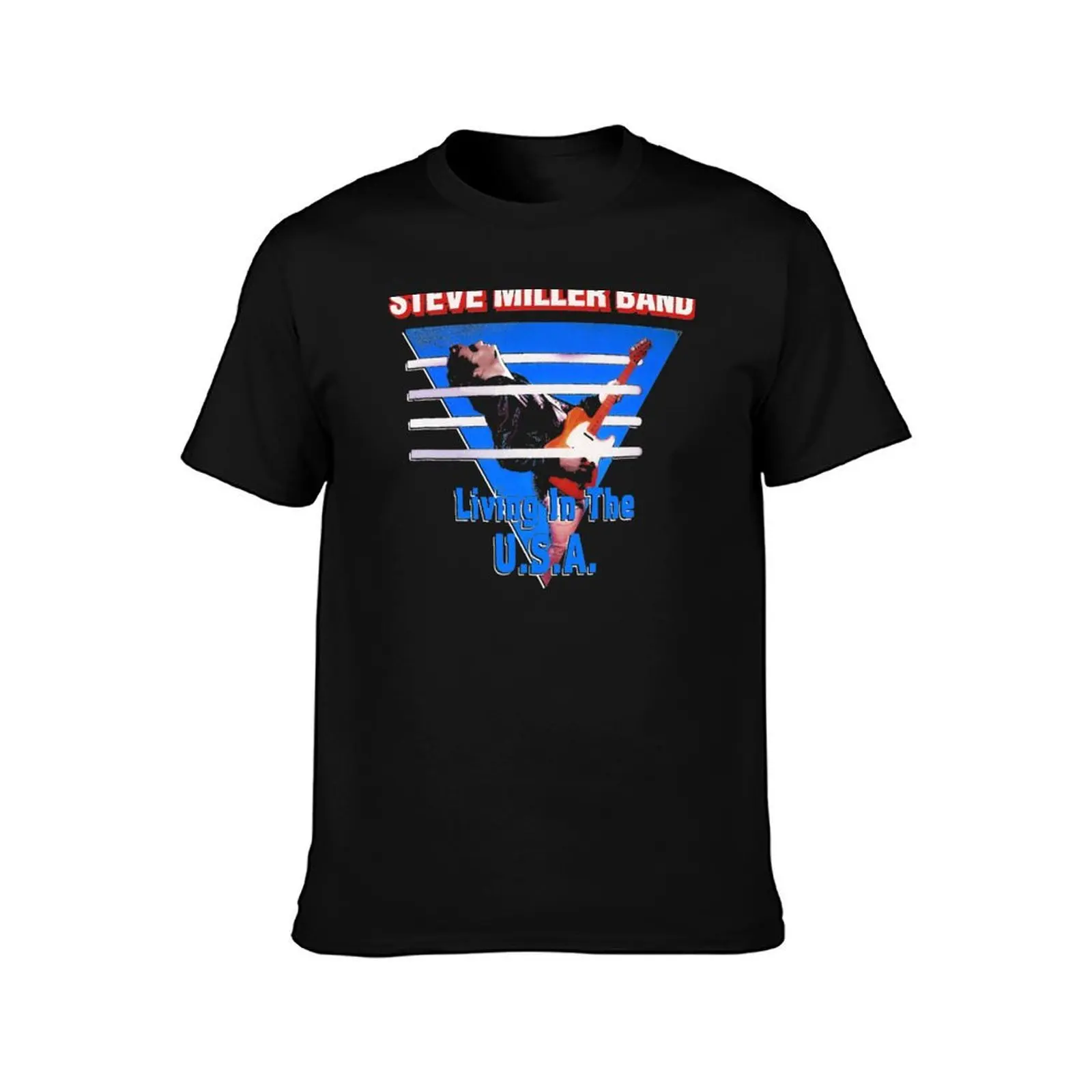 Miller Band Tee T-Shirt Basic Solid Tee for Daily Use T-Shirt