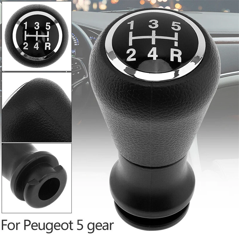 5 Speed Car Gear Shift Knob For Peugeot 206 207 306 307 Citroen Xsara Xantia Shift Lever Gear Level Knob Shift Head